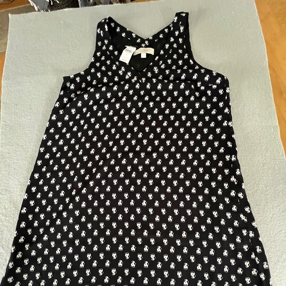 Loft NWT shift sleeveless dress